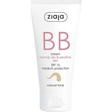 Defne Store Ziaja Bb Krem Normal Kuru ve Hassas Cilt Doğal Ton Spf 15 50 ml (3 Paketi)