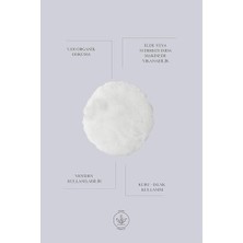 Defne Store Reusable 100% Organic Cleansing Pads (3 Pieces In 1) Makyaj Temizleme Pamuğu