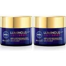 Defne Store Leke Karşıtı Gece Yüz Bakım Kremi 50ML,NEMLENDIRICI,HYALURONIK Asit,thiamidol,tüm Cilt ve Leke Tipleri (2 Paketi)
