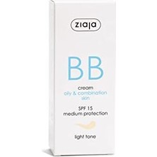 Defne Store Ziaja Bb Krem Yağlı ve Karma Cilt Açık Ton Spf 15 50 ml