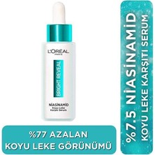 Defne Store Bright Reveal Sivilce, Güneş, Yaşlanma Lekelerinde Etkili Koyu Leke Karşıtı Serum, 10% Niasinamid, 30 ml