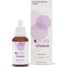 Defne Store Pure Choice Retinol Serum, 30ML - Yaşlanma Karşıtı ve Yenileyici