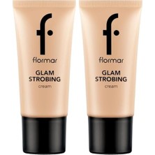 Defne Store Glam Strobing Cilde Işıltı Veren Hafif Yapılı Makyaj Bazı (2 Paketi)