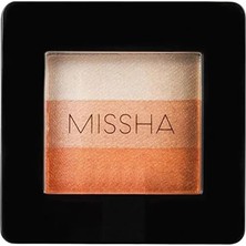 Defne Store Yumuşak Dokulu, Dökülme Yapmayan 3 Renkli Göz Farı Triple Shadow No.8 (Orange Parade)
