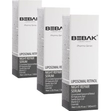 Defne Store Bebak Pharma Series Liposomal Retinol Gece Onarım Serumu 30 ml (3 Paketi)