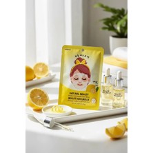 Miniso Doğal Güzellik Serisi Nemlendirici Kağıt Yüz Maskesi – Ferahlatıcı Limon Özlü Tek Kullanımlık
