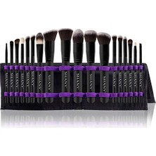 Defne Store Shany Artisan's Easel – Cosmetics Fırça Koleksiyonu, Komple Kabuki Makyaj Fırçası Seti, Ayaklı Dönüştürülebilir Fırça Tutuculu, 18 Parça