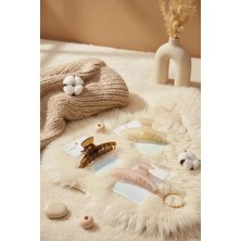 Miniso Basic Serisi Şeffaf Saç Tokası 14 cm – Güçlü Tutuş Sağlayan Modern Tasarım