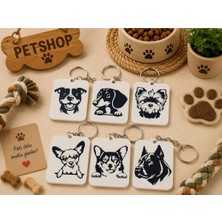 Mutes 3D Dog Anahtarlık 6lı PAKET-618