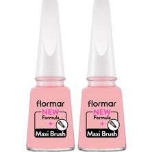 Defne Store Klasik Parlak Bitişli Yüksek Pigmentli Oje Nail Enamel 077 Light Pink New (2 Paketi)