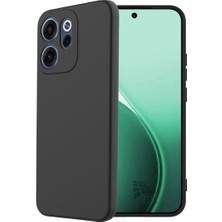 Prolysus Oppo RENO15 Pro Kılıf Kamera Korumalı Siyah Yumuşak Silikon Kılıf