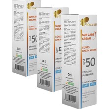 Defne Store Güneş Bakım Kremi Spf 50 Etkili Koruma Uvb Uva 100 ml (3 Paketi)