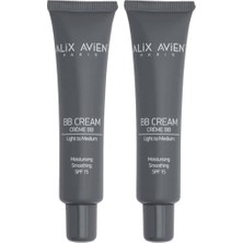 Defne Store Kapatıcılık,doğal Parlaklık Sağlayan SPF15 Faktör Nemlendiren Bb Krem - Bb Cream 20 Light To Medium (2 Paketi)
