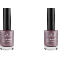 Defne Store Nail Flawless Oje 86 Metallic Nude, Mor (2 Paketi)