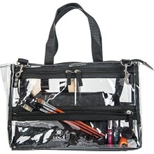 Defne Store Shany Clear Travel Makeup Bag - Cosmetics Organizer