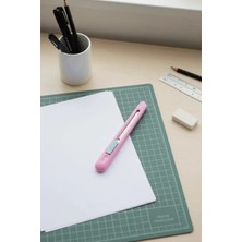 Miniso Lisanslı Basic Serisi Maket Bıçağı – Paslanmaz Çelik Bıçaklı Pratik Kesim Aleti