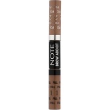 Defne Store Cosmetics Brow Addict Fix&fill 01 – Kaş Farı&maskarası 2'si 1 Arada