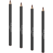 Defne Store Uzun Süre Kalıcı Dağılma Yapmayan Nemlendirici Dudak Kalemi - Lipliner Pencil 02 Dirty Nude (4 Paketi)