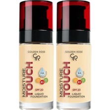 Defne Store Moisture Foundation No: 101 - Hyaluronik Asitli Nemlendirici Fondöten Spf 20-30 ml (2 Paketi)