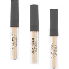 Defne Store Aydınlık Görünüm Sağlayan Yoğun Likit Göz Altı Kapatıcısı - Concealer 107 Warm Desert (3 Paketi)