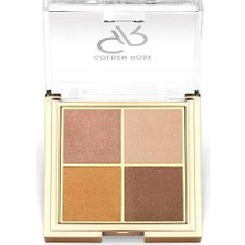 Defne Store Quattro Eyeshadow - 07 Bronze Vision - Dörtlü Far Paleti