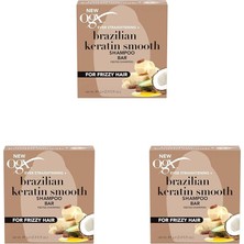 Defne Store Ogx Brazilian Keratin Therapy Katı Şampuan (80 Gr) (3 Paketi)