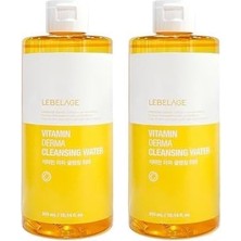 Defne Store Vitamin Kompleksi Içeren Makyaj Temizleme Suyu Lebelage Vitamin Derma Cleanser Water (2 Paketi)