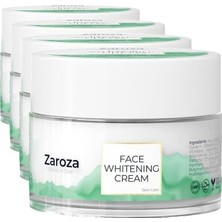 Defne Store Zaroza Leke Karşıtı Arbutin & Niacinamide Cilt Aydınlatıcı Krem 50 ml (4 Paketi)