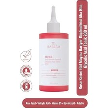 Defne Store Rose Series Gül Mayası Bariyer Güçlendirici Aha Bha Glycolic Acid Tonik 200 ml