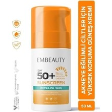 Defne Store Akne Eğilimli Ciltler Için Yüz Güneş Kremi SPF50+ 50 ml