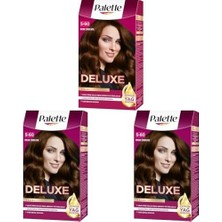 Defne Store Deluxe 5-60 Sicak Çikolata Saç Boyası (3 Paketi)