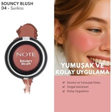 Defne Store Cosmetics Bouncy Blush 04 Sunkiss Yumuşak Kremsi Allık