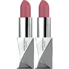 Defne Store Alix Avien Uzun Süre Kalıcı Nemlendirici Pürüzsüz Etkili Yarı Mat Ruj Satin Lipstick 810 Antique Pink (2 Paketi)