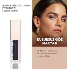 Defne Store Cosmetics Crystalized Eyeshadow Likit Metalik Göz Farı, 05 Cosmic Journey