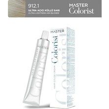 Defne Store Professional Tüp Saç Boyası Boya 60 ml 912.1 Ultra Açıcı Küllü Sarı