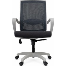 Ivo Office Alissa Çalışma Koltuğu | Toplantı Koltuğu | Plastık Ayak |  Gri