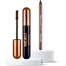 Defne Store Glitzy Brown 2'li Kahverengi Göz Makyajı Seti