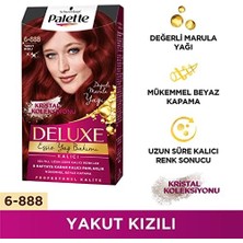 Defne Store Deluxe 6-888YAKUT Kızılı Saç Boyası (3 Paketi)