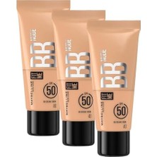 Defne Store Fit Me Nude Cilt Bakımı Etkili Nemlendirici SPF50 Bb Krem - 40 (3 Paketi)