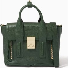 3.1 Phillip Lim Pashli Köpek Balığı Desenli Deri Kadın Çanta