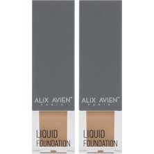 Defne Store Güneş Koruyucu SPF35+ Nemlendirici Etkili Kremsi Likit Fondöten - Foundation 302 Ochre (2 Paketi)