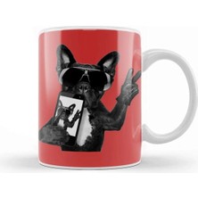 Dekado The French Bulldog Kupa Bardak Porselen
