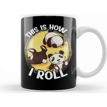 Dekado This Is How I Roll Panda Pun Kawaii Little Bear Kupa Bardak Porselen