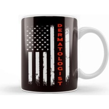 Dekado Dermatologist Usa American Flag Dermatology Skin Doctor Kupa Bardak Porselen