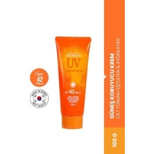 Defne Store Deoproce Cilt Tonunu Eşitleyen ve Aydınlatan Yüksek Koruma Faktörlü Güneş Kremi 100G Uv Sunblock Cream