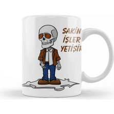 Dekado Işler Güçler Sakin Işler Yetişir Komik Kupa Bardak Porselen