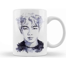 Dekado Bts Seokjin Bts Paint Blot 01 Kupa Bardak Porselen