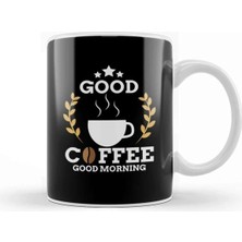 Dekado Cute Good Coffee Good Morning Caffeine Addicts Kupa Bardak Porselen