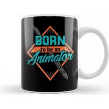 Dekado Cute Born To Be An Animator Professional Animating Kupa Bardak Porselen