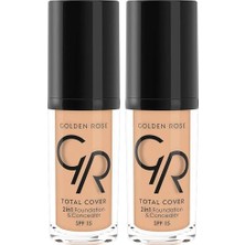 Defne Store Total Cover 2si1 Arada Kapatıcı ve Fondöten No: 12 Light - 30 ml (2 Paketi)